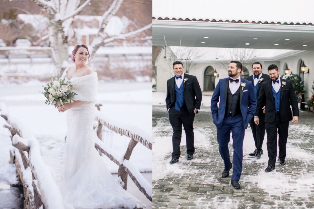 Northern New Jersey Winter Wedding, New York Area Winter Wedding, Rustic Winter Wedding