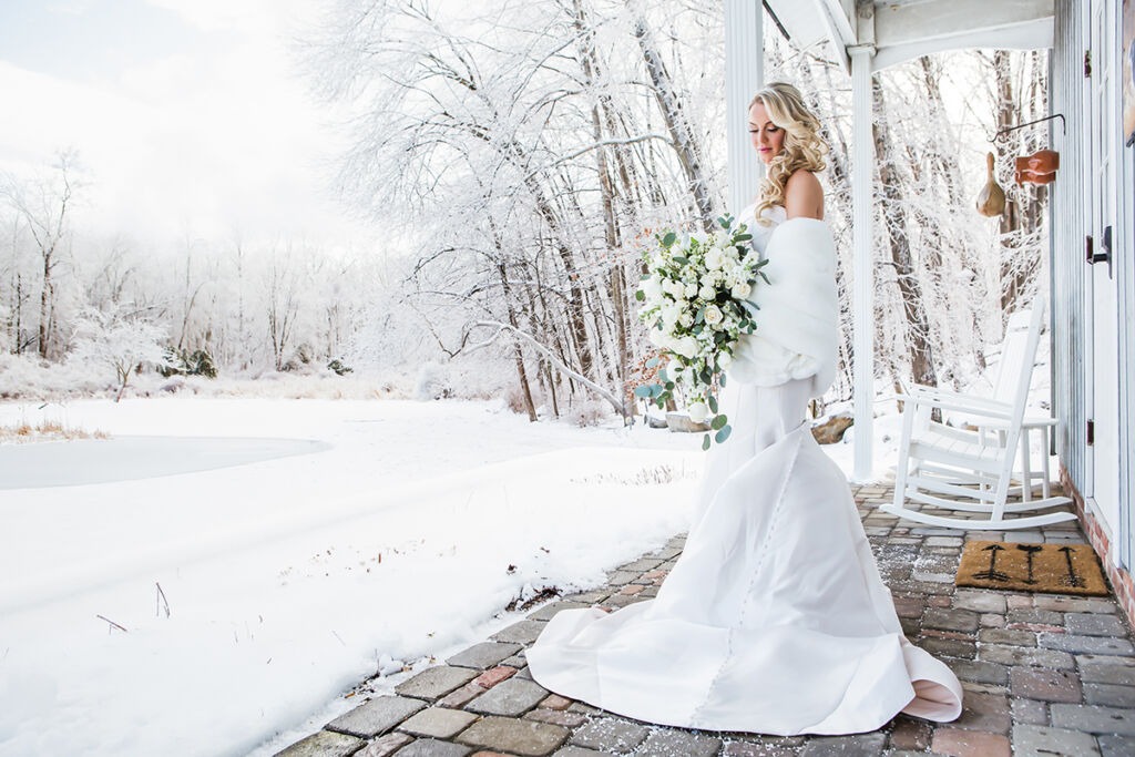 Rustic Winter Wedding, New Jersey Winter Wedding, New York Area Winter Wedding,